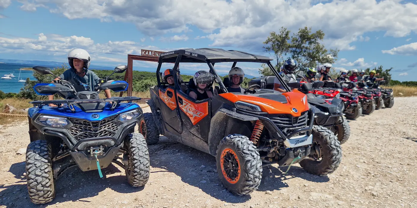 Quad and buggy safari tours in Medulin